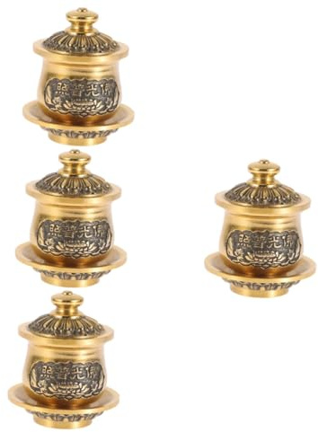 BESPORTBLE Buddhist Water Cup Holy Water Cup Offering for Temple and Home Decoration Fine Craftsmanship Ritual 2.75 X 2.55 X 1.96 in 1 X Offering