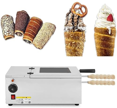 Horno De Chimenea Comercial Para Tartas + 2 Rodillos Para Hornear, Tostadora EléCtrica De 1500 W, Rango De Temperatura (50 °C ~ 300 °C), Para Cocinas De Restaurantes Y Hogares