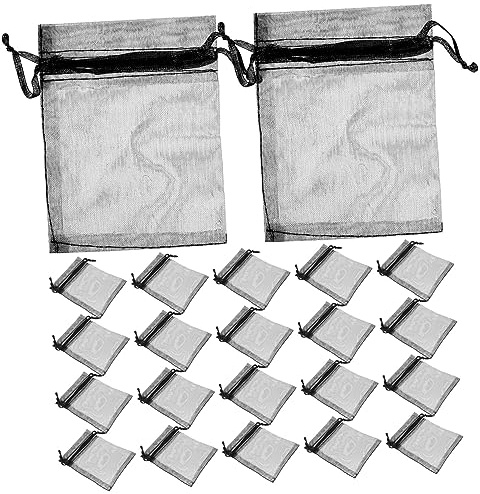 TOVINANNA 100 Stück Beutel Großpackung – Organza-kordelzug Süßigkeitenbeutel Partygeschenke Geschenkbeutel