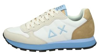 SUN68 Z35108 Sneakers Con Lacci In Tessuto/camoscio Uomo BIANCO 40