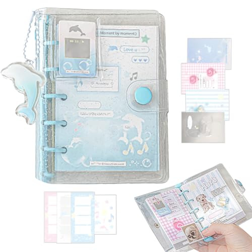 Kit di Scrapbooking | Album fotografico M5 Pochette Scrapbooking | Album fotografico estetico 70 pagine con adesivi e ciondoli per souvenir di matrimonio da viaggio per bambini e uomini