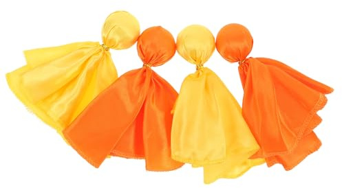 BUGUUYO 4pezzi Bandiere per Calcio da Bandiere Gialle per Rigori e Arancioni per Segnali Accessori per Arbitri per Appassionati Sportivi