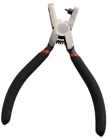 Pinze perforatrici resistenti per fori da 2 mm per lamiera, gioielli, etichette, orecchini, carte, cinturini per orologi in pelle, manico ergonomico