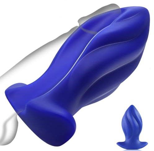 6,5 cm Tapón Anal XXL, Ancho Hueco Masajeador de Silicona con Túnel