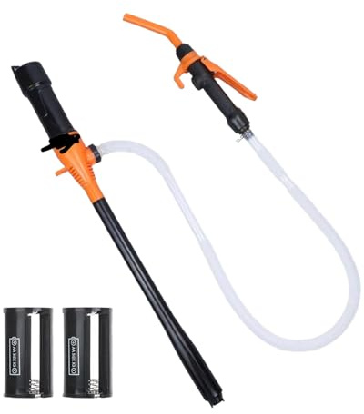 Ratpzou Pompe De À Batterie,Dispenseur À Siphon Pour Eau | Pompe de Électrique,pour Huile, Eau, Aquarium, Bateau, Voiture, Camping-car, Générateur, Tondeuse à Gazon, Chantier