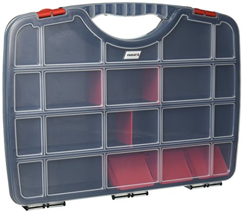 PARAT 42,000-581 topplinje låda fodral 5 delar lådinlägg 46 x 35.5 x 8 cm Svart