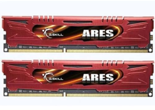 G.Skill F3-1600C9D-16GAR - Memoria RAM de 16 GB (DDR3, 1600 MHz, CL9), Rojo