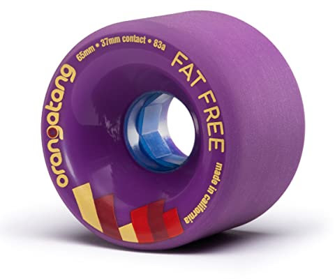 Orangatang Longboard Räder Fat Free 65mm 83a Rollen