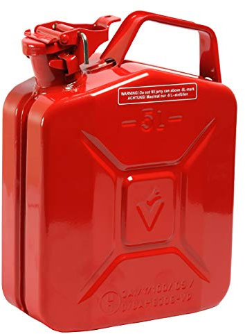 HP-Autozubehör 10195 5L Stahlblech Benzinkanister
