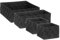 Five - Lot de 4 Paniers tressés Lise Noir