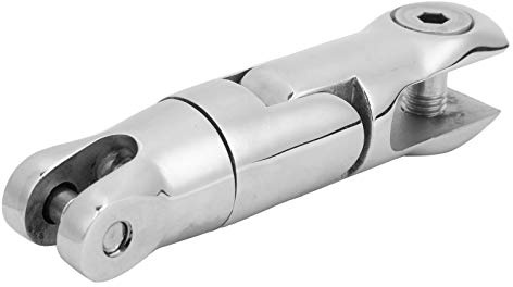 Conector Giratorio de Ancla de Barco de Acero Inoxidable 316 Resistente Qiilu Conector de Ancla Acero Inoxidable 316 0.2-0.3in/6 Mm‑8 Mm Amarre de Cadena para Barco Marino