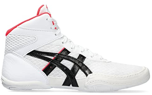 ASICS Scarpe da wrestling per bambini Matflex 7 Grade School, Bianco/Rosa Diva, 4 Big Kid