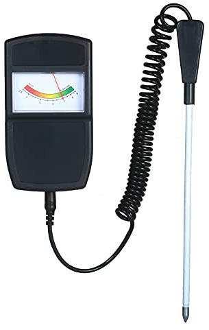 Sunydog Boden-pH-Messgerät, Bodentest-Set, Bodensäure- und Alkalinitätsanalysator, Säuremessgerät, Sonde, abnehmbar, für drinnen und draußen, Garten, Rasen, Bauernhof, keine Batterie erforderlich