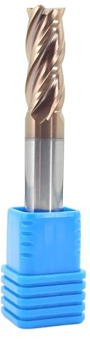 Hartmetallfräser - VHM Fräser Metall mit 10mm Schaft - Hartmetall Frässtifte - Metallfräser Zum Fräsen von Materialien mit einer Härte von bis zu 55 HRC
