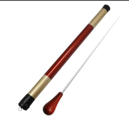 Musik taktstock Dirigent Musical Taktstöcke 38cm Harz rot mit Aufbewahrungskiste Playing Accessories für Sinfonieorchester Chorleiter