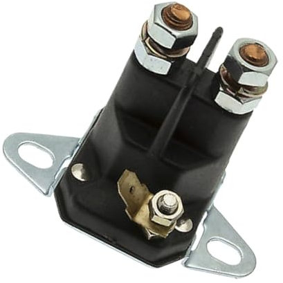 Interruttore solenoide Universale per Tosaerba e trattorini a Bordo Compatibile con Poli da 1/4 di Pollice Parti di Utensili elettrici Forniture per la casa Numero di Modello