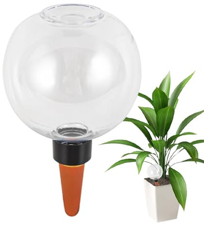 Sfere di irrigazione per piante – 500 ml autosufficienti per vasi di fiori | contagocce automatico per acqua per piante da interno, giardino