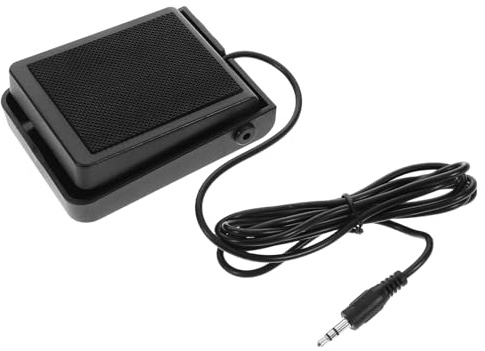 CATIEBYE Sustain Pedal für Midi Keyboard und Klavier Zubehör Schwarzes 3.5mm Fußpedal aus Abs und Metall Robustes Klavier Zubehör für Verbesserten Sound und Einfache Bedienung