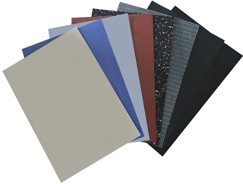 diconfa 1x DIN A4 Gummimatte FKM (ähnlich Viton) 2mm - WERKSTOFFAUSWAHL: EPDM SBR Silikon FKM etc. Dicke bis 30 mm - Menge WÄHLEN - für Öl Benzin Ozon Säure etc. Hitzebeständig