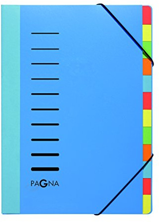 Pagna Deskorganizer Lucy Colours 12-teilig, aus PP, mit Eckspanngummi dehnbarem Rücken