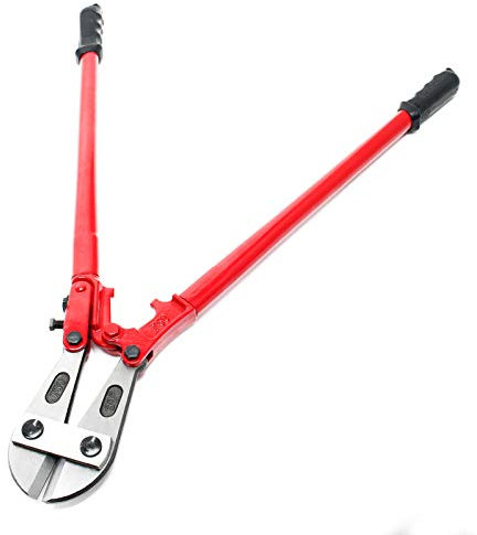 Wiltec Bolzenschneider 750 mm (30), Bolzenschere mit gehärteter Backen, Stahl Seitenschneider, Kettenschneider