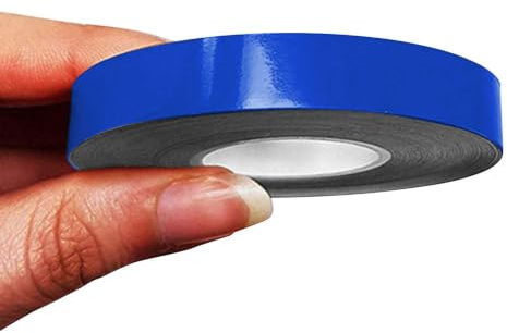 4R Quattroerre.it 10498 Franjas Trim Tiras Adhesivas para Coche, Azul, 10 mm x 10 MT