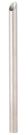 Dingln - Piercing in acciaio inox con riceventi, 5 mm