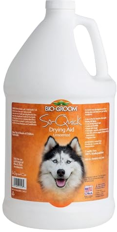 Bio-Groom So-Quick - Schnelltrocknungsspray - Hundespray - Entwirrungsspray für Hunde - Unparfümiert und frei von Tierquälerei - 3.8 l