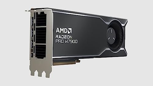 AMD Radeon™ Pro W7900, Professionelle Grafikkarte, Workstation, AI, 3D-Wiedergabe, 48 GB GDDR6, DisplaPort™ 2.1, AV1, 61 TFLOPS, 96 CUs, 295W TDP, 8K