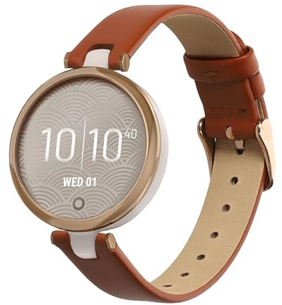kwmobile Echtleder Uhrenarmband für Garmin Lily Sport Armband - Ersatzarmband für Fitnesstracker - Wechselarmband Smartwatch