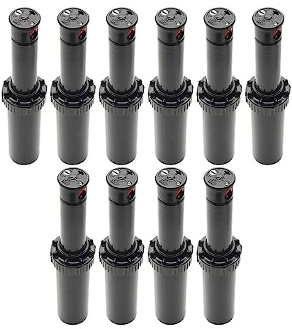 [Pack 10] Aspersor Toro Mini-8 ½ + Toberas - Aspersor turbina MINI8. Alcance 6 a 10,70 m - Rosca 1/2 Hembra - Aspersor Mini 8 de turbina para Zonas pequeñas de riego