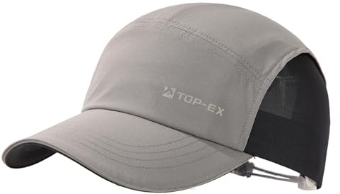 TOP-EX XL/XXL Baseball Cap Herren mit Atmungsaktivem Mesh Running Caps UV-Schutz Sommer Kappe Sonnenhut Basecap Sports Golf Cap 95550-Grau XL/XXL