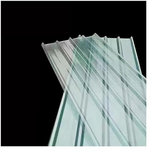 Transparent Wellplatten,Klare Lichtwellplatte,1mm FRP-Tageslichtplatten,Wellbahn Dachplatten,Flammhemmende/Regensichere/UV-Beständige Dachmaterial,für Wintergarten(Color:4pcs,Size:0.9*1.0m/35*39in)