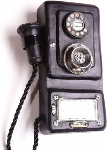 CHJJZXBF Modèle de décoration Murale de téléphone, téléphone Antique, téléphone Vintage de Style Ancien pour la Maison/café/Bar/fenêtre/décoration