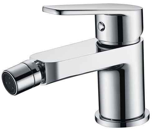 IMEX - Robinet Bidet | Robinet mitigeur Bide | Robinet de bidet avec mélangeur d'eau chaude et froide | Robinetterie Bidet | Installation facile | Série Teide | Couleur chromée