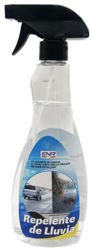 ENR-Repelente Agua Parabrisas,Liquido Limpiaparabrisas coche,Glass Coating,Limpia Y Repelente De Lluvia Coche/Anti-Lluvia Parabrisas-500ml