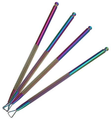 MERRYHAPY 12stücke Teiliges Aus Edelstahl Nagelhautschieber Und Schaber Ergonomisches Design Für Schmerzfreies Entfernen Von Gel-lack Und Nagelhaut Für Maniküre Und Pediküre Im Salon