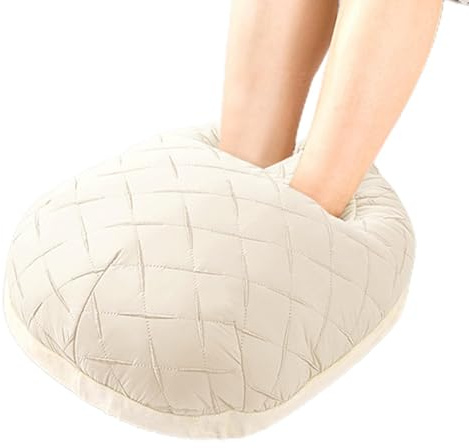 Tuxxjzm Calientapiés eléctrico, calentador de pies eléctrico de calentamiento rápido para pies fríos, calentador de pies lavable extraíble para invierno frío, temperatura constante de