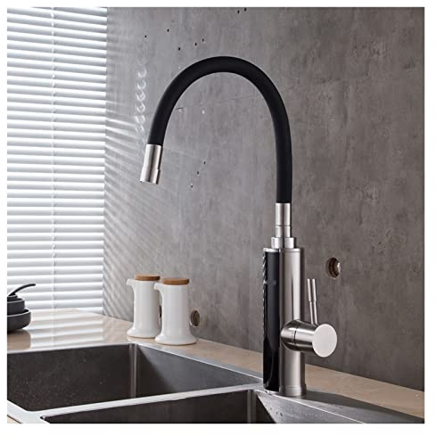 Grifo de cocina instantáneo sin tanque eléctrico de 3400W, grifo de ducha de acero inoxidable, grifos de calentador de agua, pantalla de temperatura de rotación Universal