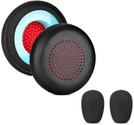 Parabrezza in schiuma morbida e durevole per isolamento acustico compatibile con cuffie HC5 HC6 paraorecchie coperture antirumore schiuma