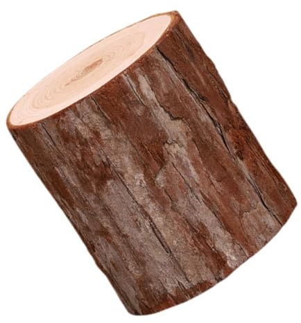 Vaguelly Rustic Wooden Stump Candle Holder Natural Tealight Stand Wooden Base for Wedding Centerpiece Living Decor Pillar Candlestick Display