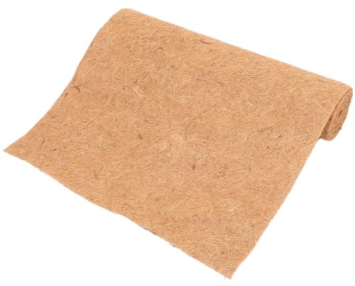 DOITOOL Tappetino in Fibra Naturale di Cocco per Rettili Sottostrato Traspirante e Durevole per Terrari di Tartarughe e Lucertole Protezione Igienica e Riutilizzabile