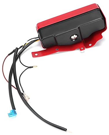 OVAQUIXI Scatola Interruttore Accensione Chiave Pannello in Ferro con 2 Chiavi 20,5 X 7 Cm per Motore GX340 GX390 Idropulitrice Generatore Attrezzatura per Motozappa da Giardino