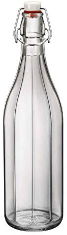 Bormioli Rocco Oxford Clear Wine Water Table Serving Swing Top Bottle - 1000ml