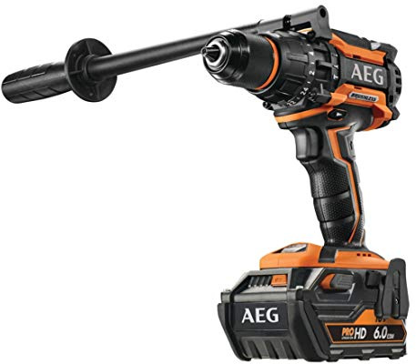 Perceuse percussion Brushless AEG 18V - 2 batteries 6.0Ah - un chargeur BSB18BL-602C