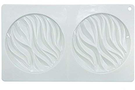 DUBENS Silikon Dekorieren Tool 3D Welle Form Backform Für Fondant Schokolade Mousse Kuchen Mould Zucker Backen Werkzeuge (Art Getreide)