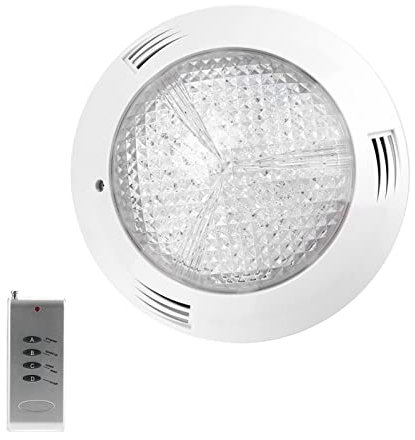 EECOO Luz Sumergible RGB 35W, Luz de Piscina con 360LED, Impermeable IP68, AC 12V, Control Remoto, Iluminación de Estanques, Lámpara Faro LED, Luz Subacuática LED para Estanque Acuario