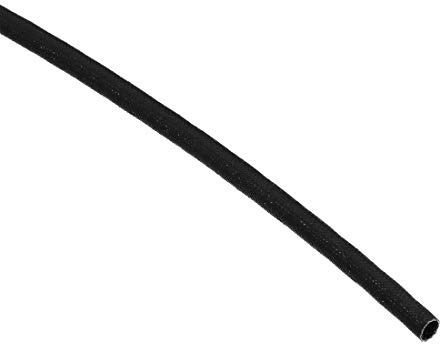 sourcing map Gaine Isolation Tresse 33Pied-4mm Silicone Manchon Noir | Fibre Verre, Haute Température