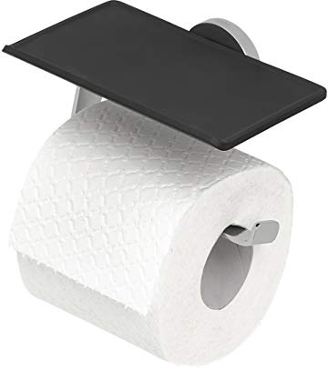 Tiger Noon Porte-Rouleau Papier Toilette avec Tablette, Chrome