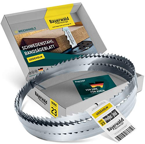 Bayerwald Uddeholm Bandsägeblatt - 2230 x 15 x 0.5 x 6 / für alle gängigen Holzarten/Sägeband passend für Metabo. Magnum uvm.